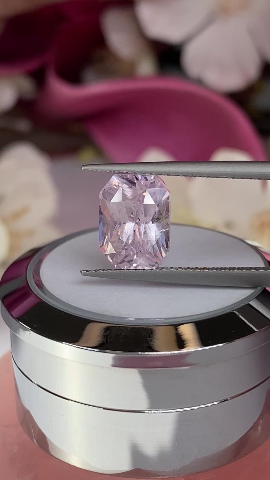 3.99ct Pastel Pink Sapphire